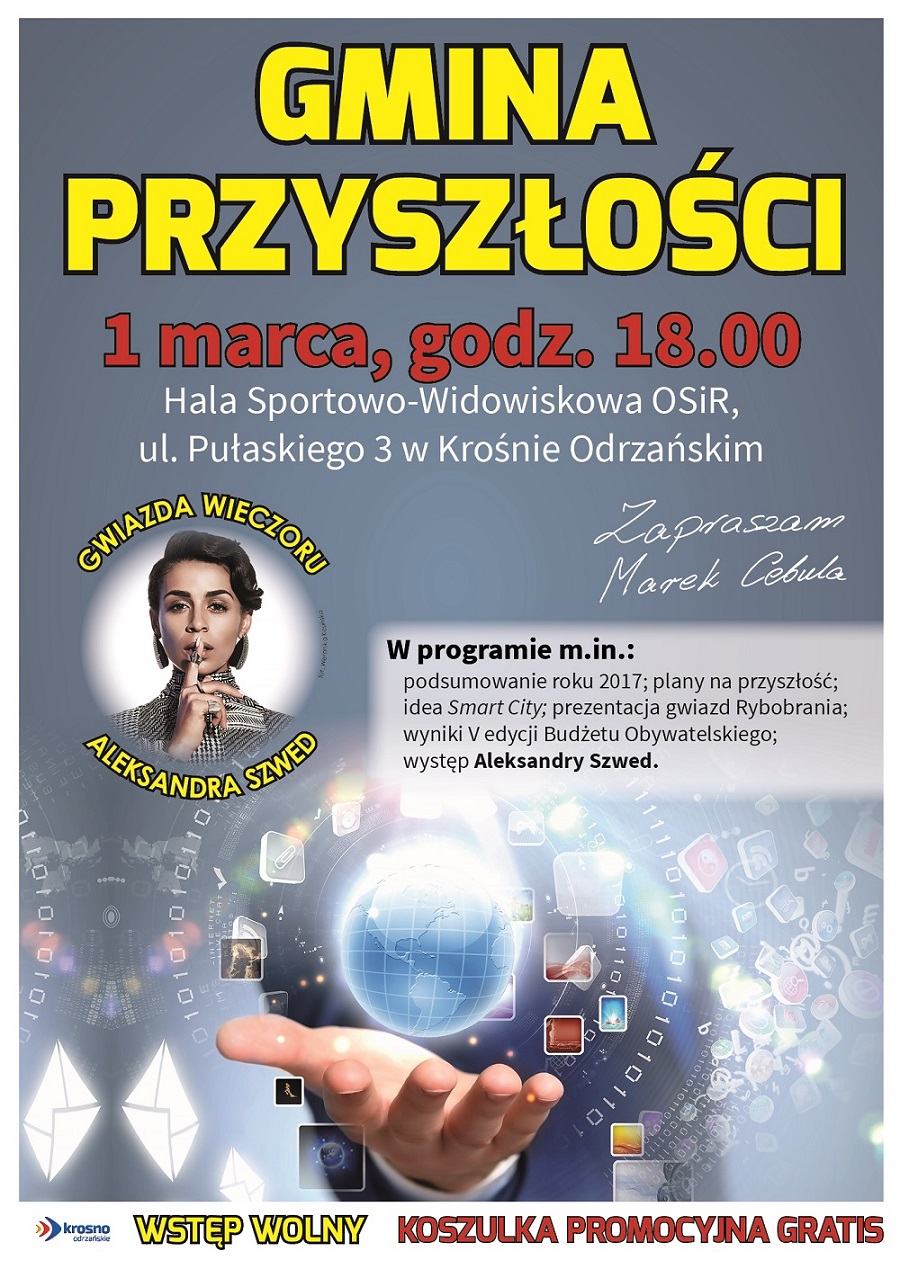plakat B2 Gmina Przyszłości 2018