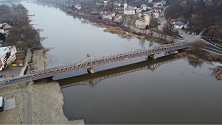Rzeka Odra i most