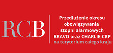 stopnie alarmowe rcb przedłużenie