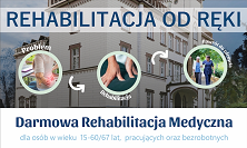 Darmowa Rehabilitacja Medyczna dla osób w wieku 15 – 60/67 lat, pracujących oraz bezrobotnych